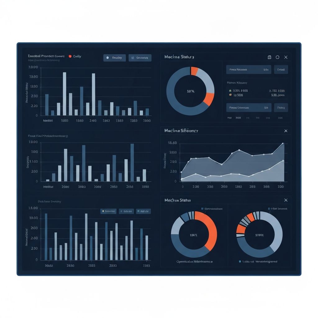 Industrial Data Dashboard Preview